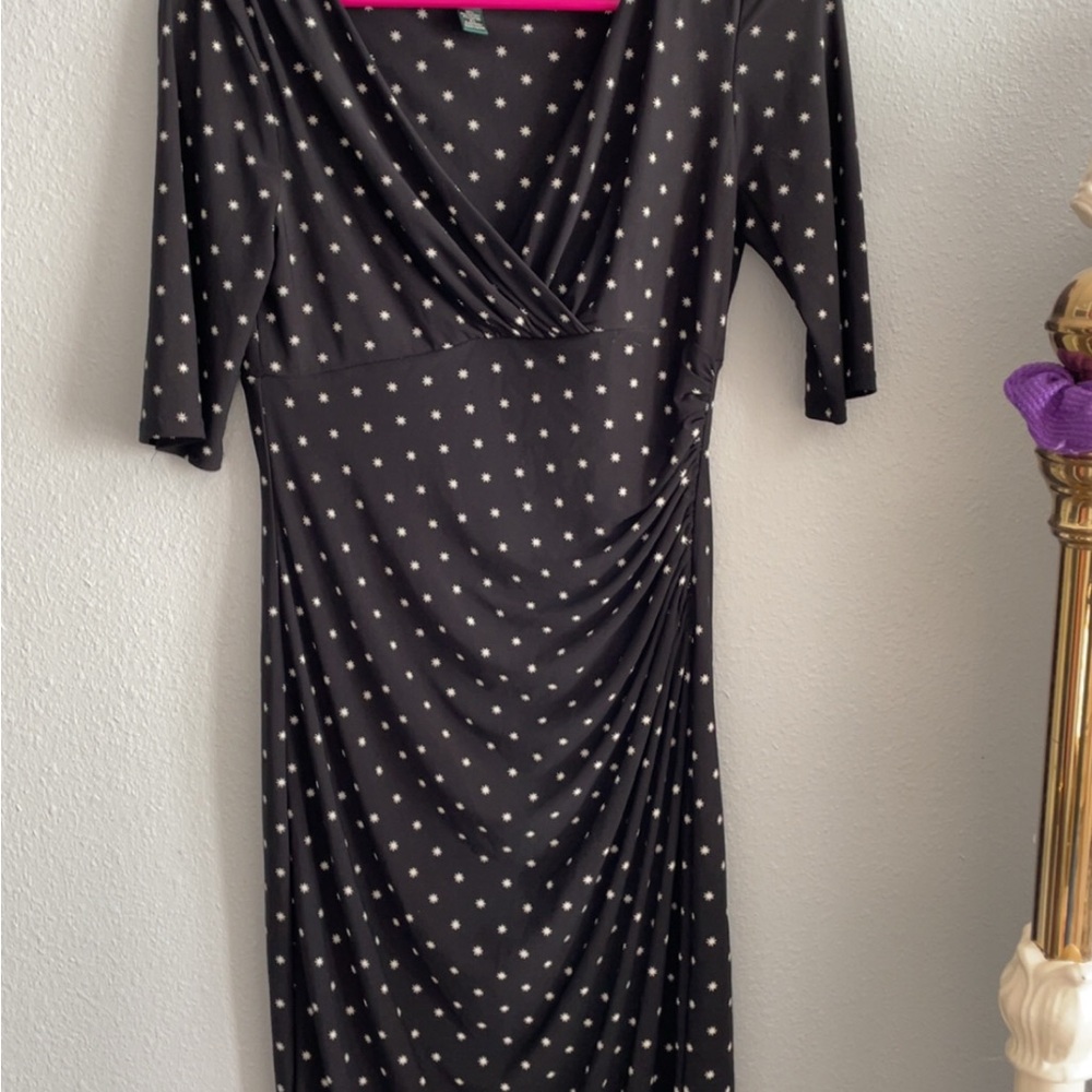 Ralph Lauren Star Polka Dot Half Sleeve Dress